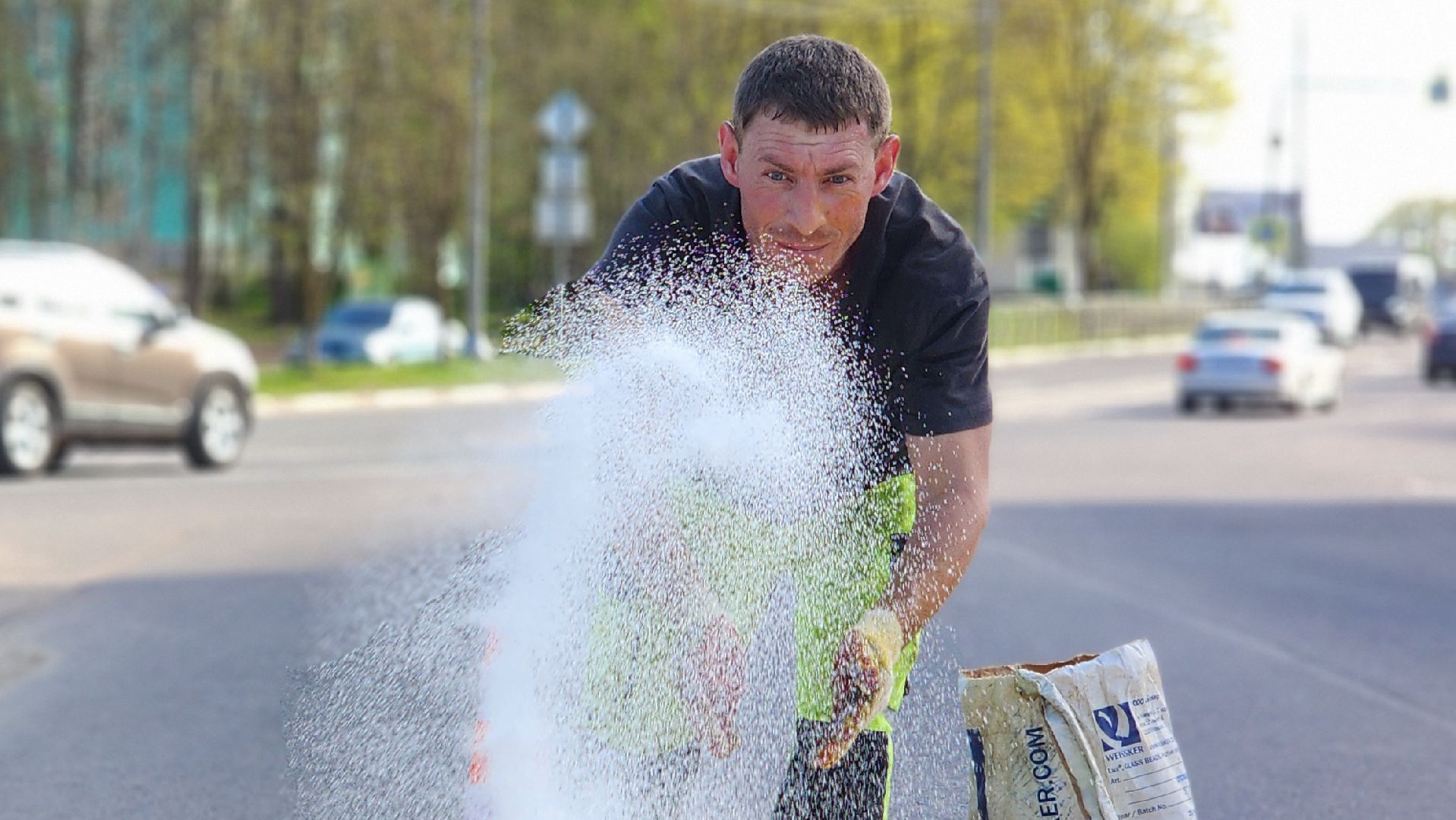 волоколамск, дорожная разметка,