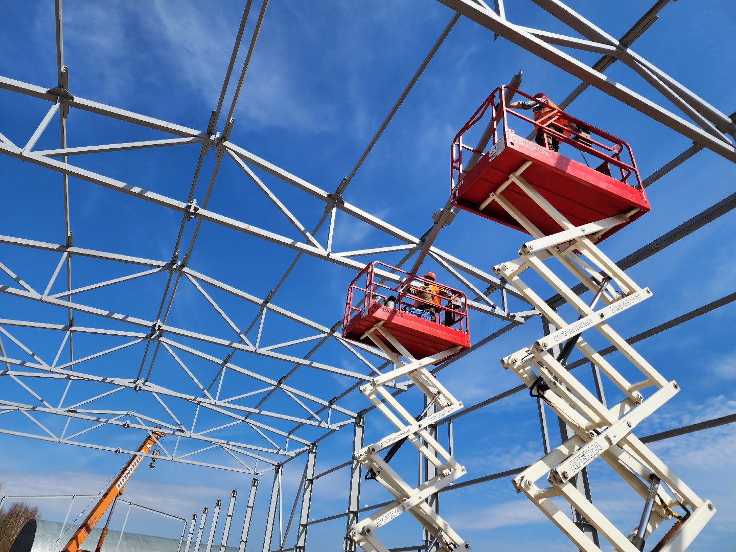 Чехов, улица Литейная, новое пищевое производство, предприятие, здоровое питание, орехи и сухофрукты, компания Орбита, торговая марка Роял Мубарак, строительство, каркас здания, госпрограмма московской области, земля за 1 рубль, новые рабочие места,