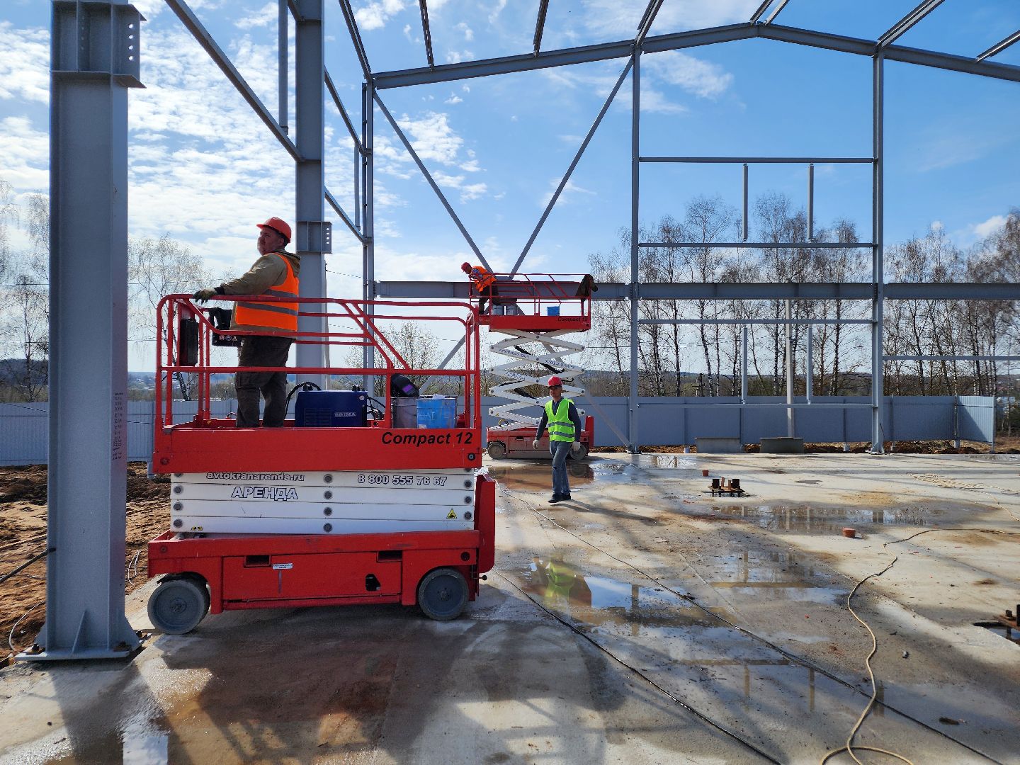 Чехов, улица Литейная, новое пищевое производство, предприятие, здоровое питание, орехи и сухофрукты, компания Орбита, торговая марка Роял Мубарак, строительство, каркас здания, госпрограмма московской области, земля за 1 рубль, новые рабочие места,