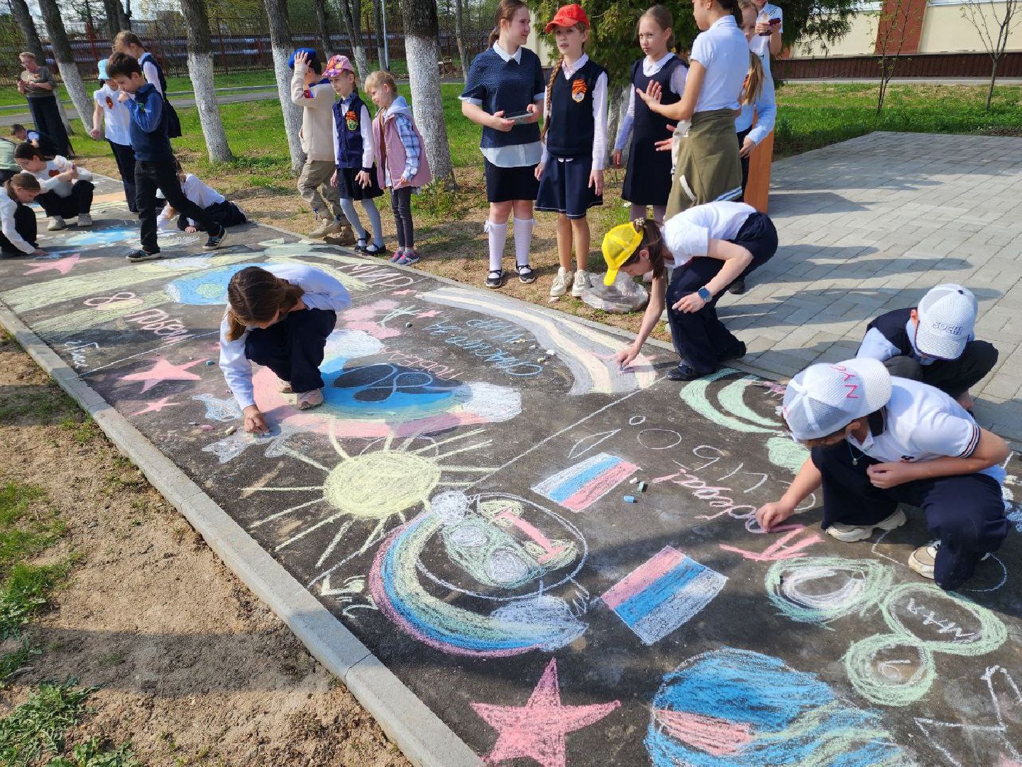 солнечногорск, дети, день победы, акция, школа,