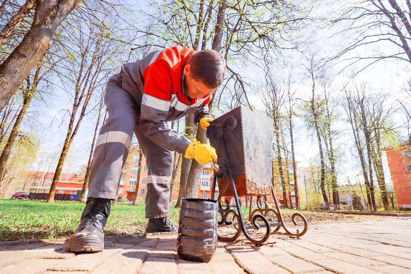клин, благоустройство, скверы, день победы, жкх,