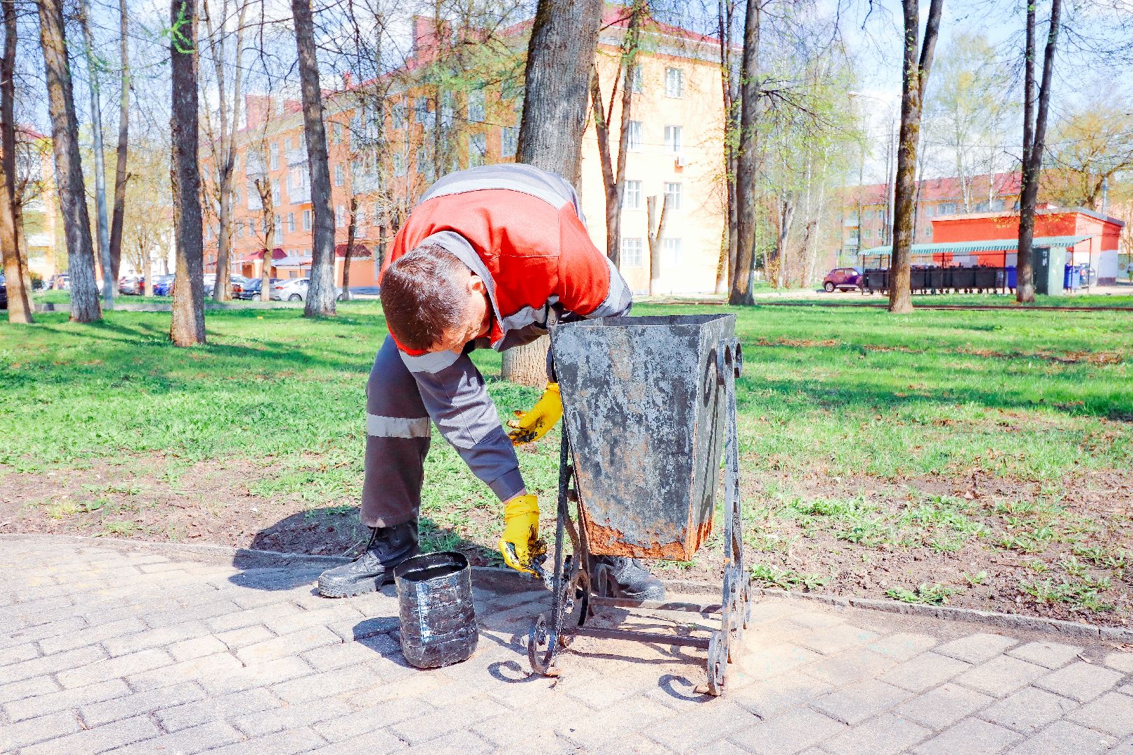 клин, благоустройство, скверы, день победы, жкх,