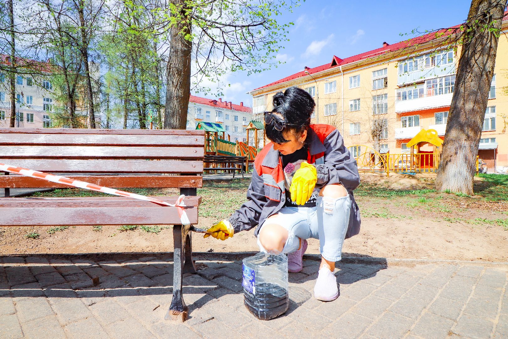 клин, благоустройство, скверы, день победы, жкх,