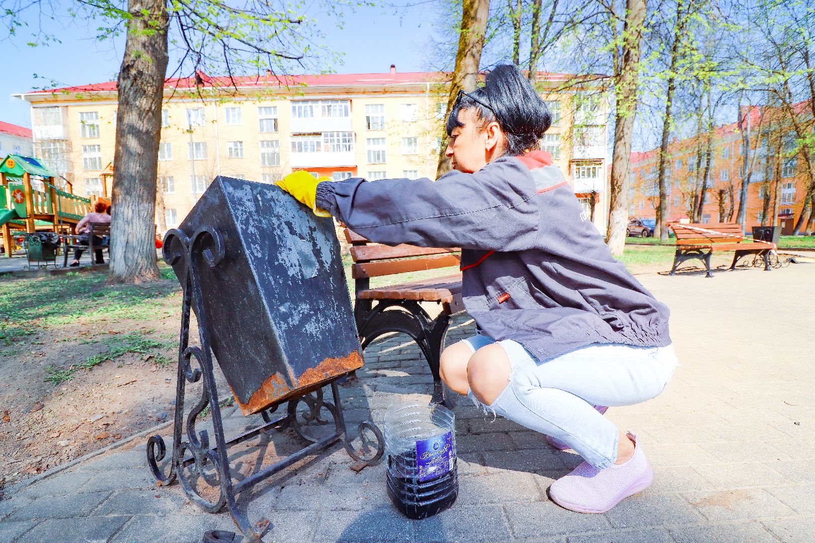 клин, благоустройство, скверы, день победы, жкх,