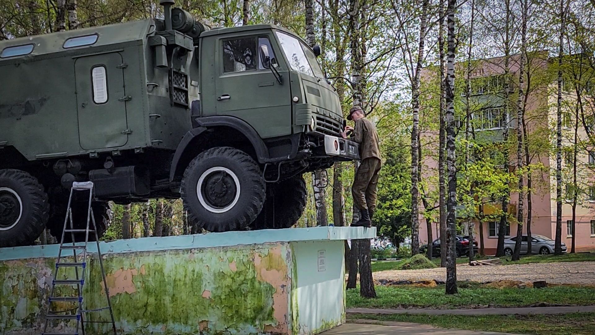 бронницы, мемориал ученым и воинам-автомобилистам , благоустройство ,