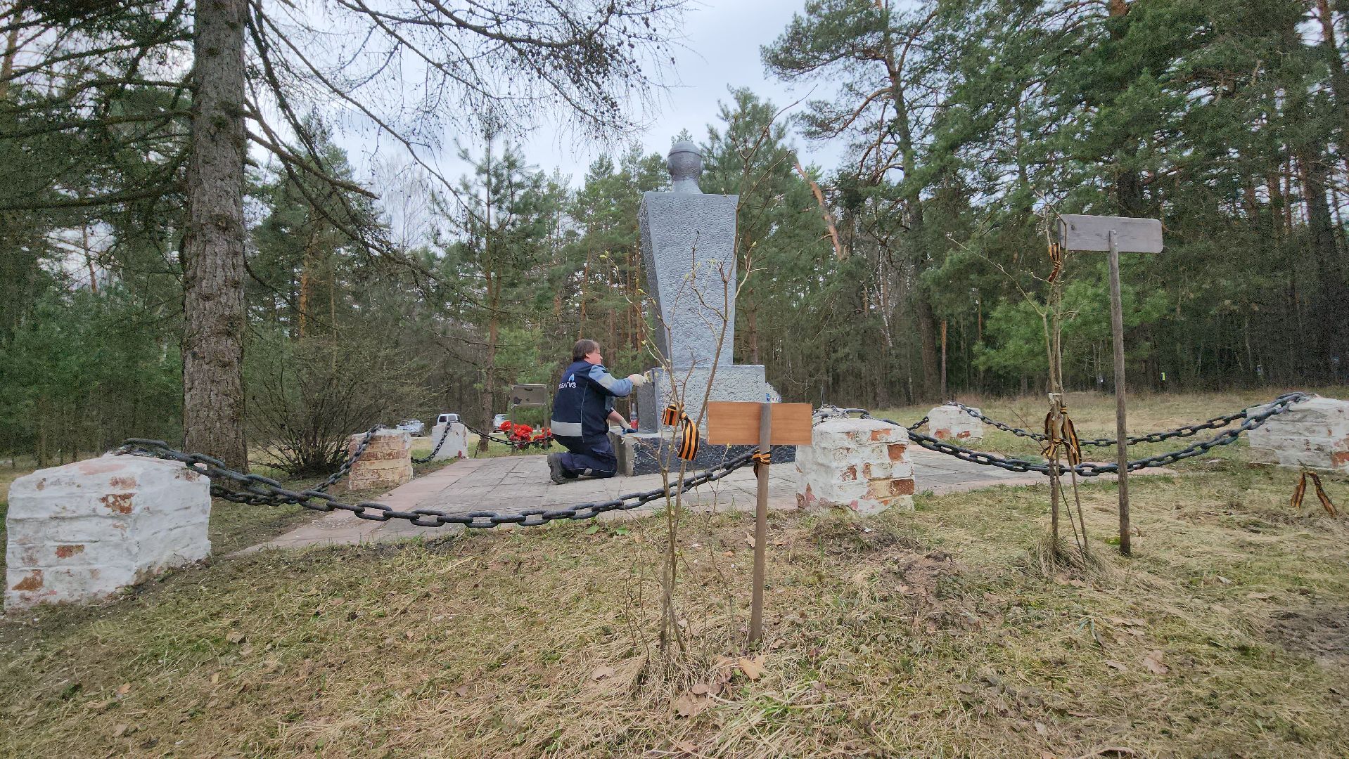 серпухов, деревня лужки, памятник вов,