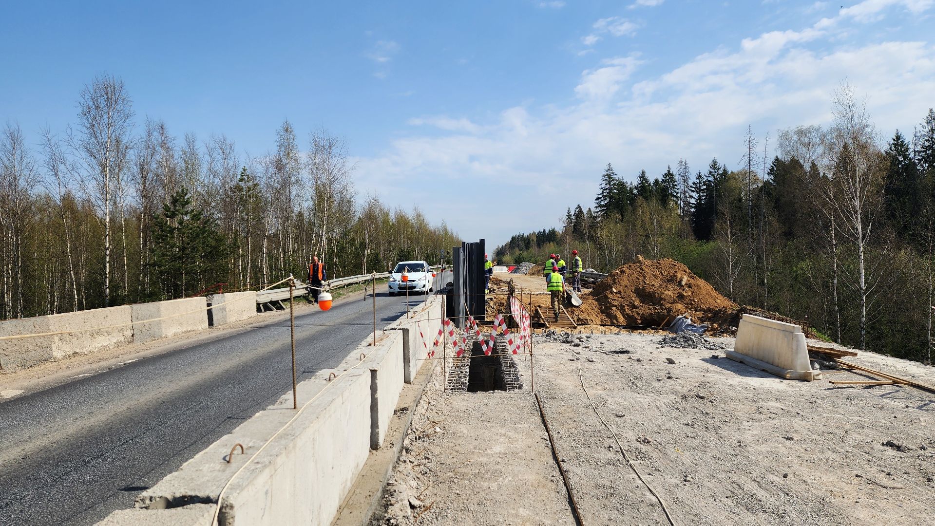 солнечногорск, обуховское шоссе, капремонт путепровода, дороги,