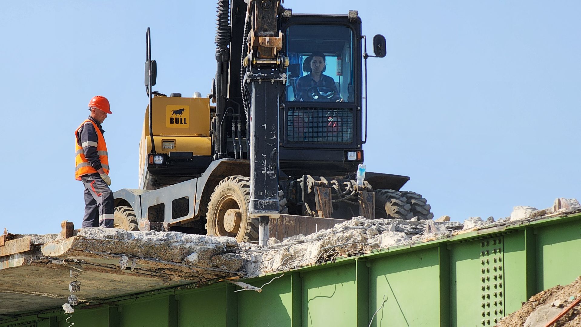 Руза, Поречье , Ремонт моста , Дороги ,