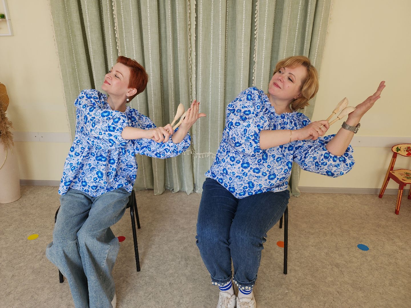 дошкольное образование, фольклор, орехово-зуевский округ, игра на ложках,