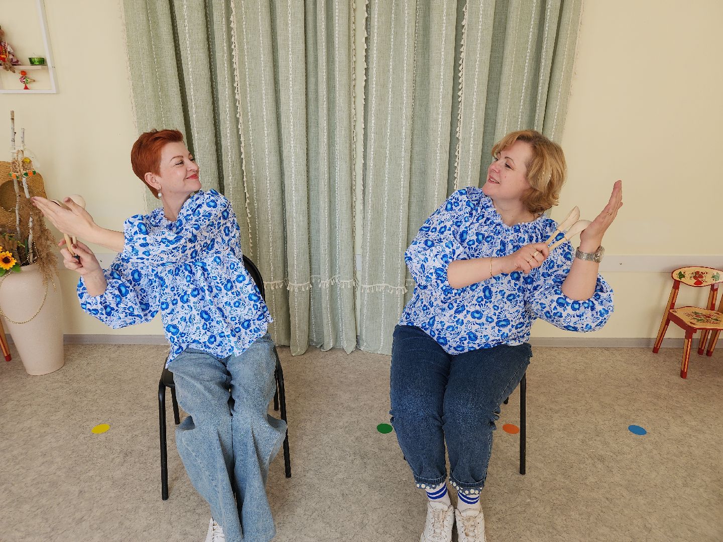 дошкольное образование, фольклор, орехово-зуевский округ, игра на ложках,