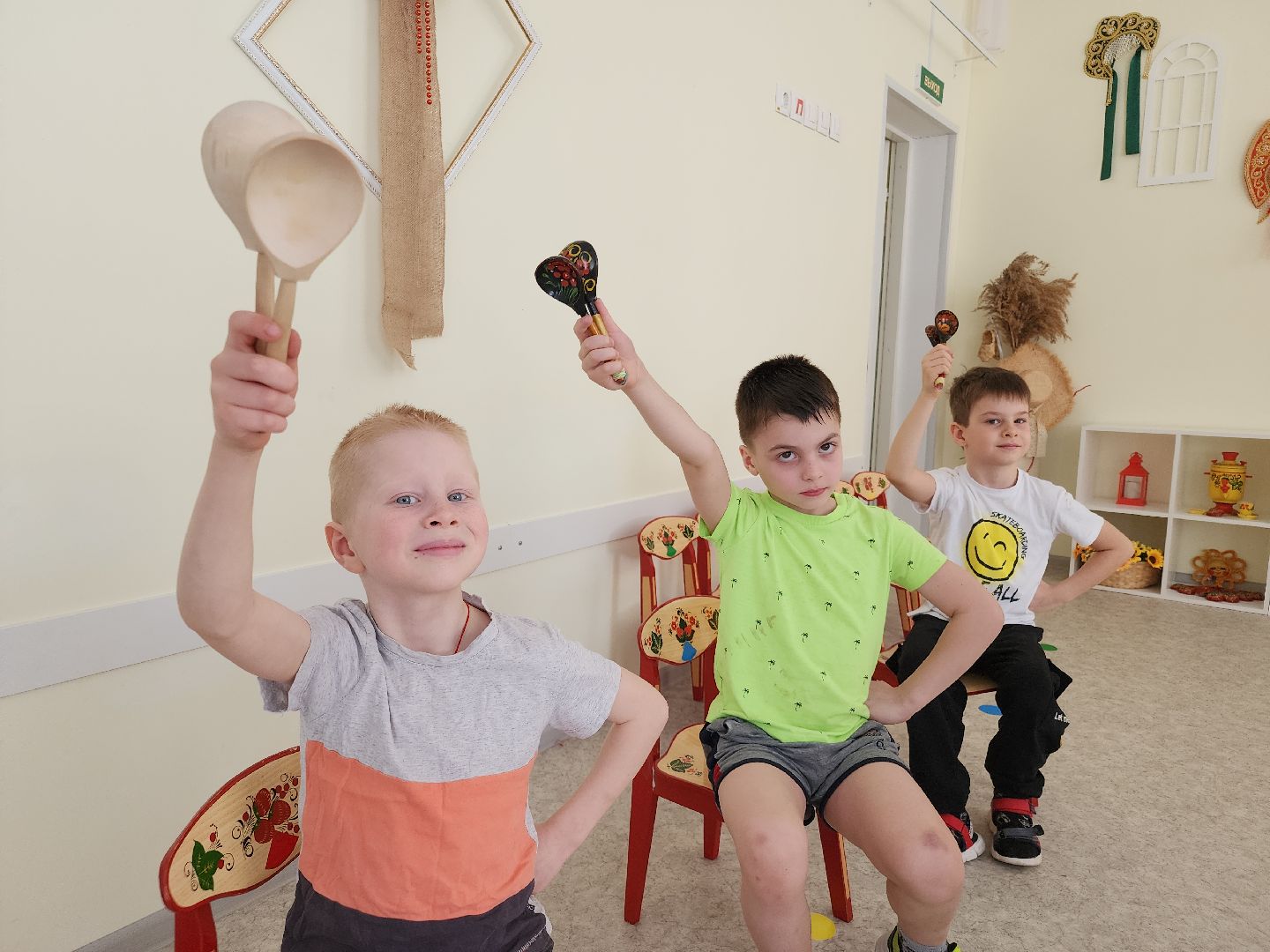 дошкольное образование, фольклор, орехово-зуевский округ, игра на ложках,