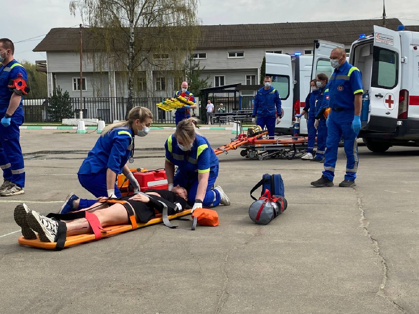 учения МЧС, учения в Красногорске, учения спецслужб,