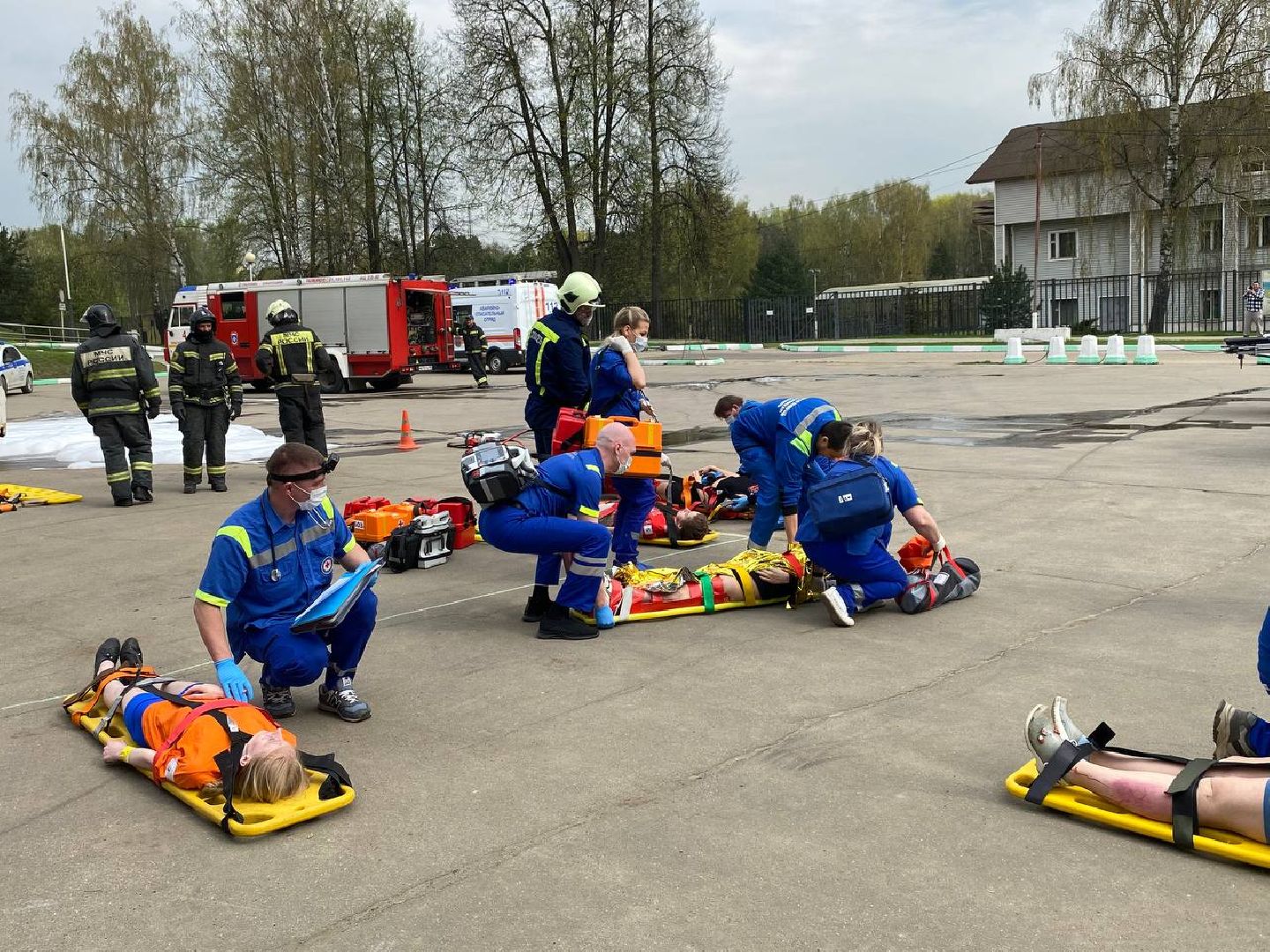 учения МЧС, учения в Красногорске, учения спецслужб,