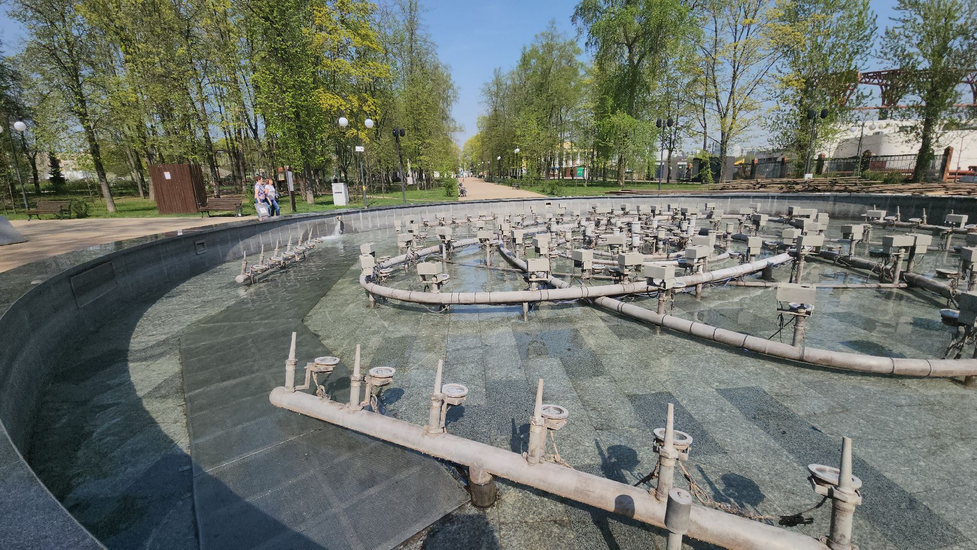 Люберцы, светомузыкальный фонтан, центральный парк,