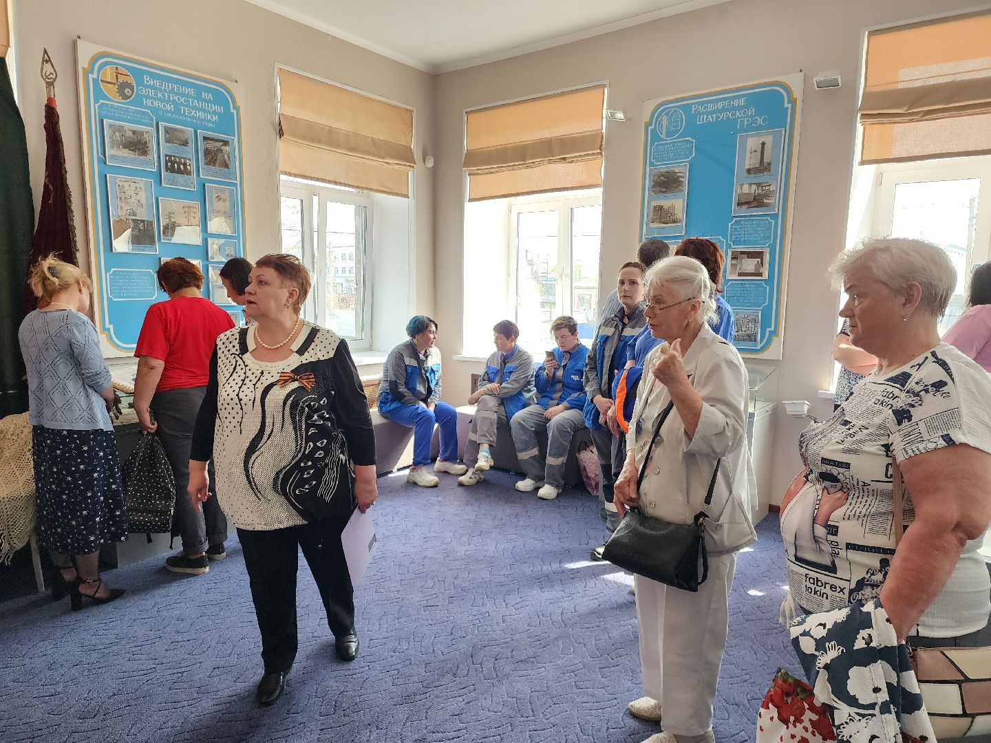 шатурская грэс, шатура, музей истории шатурской грэс,80-летие победы,