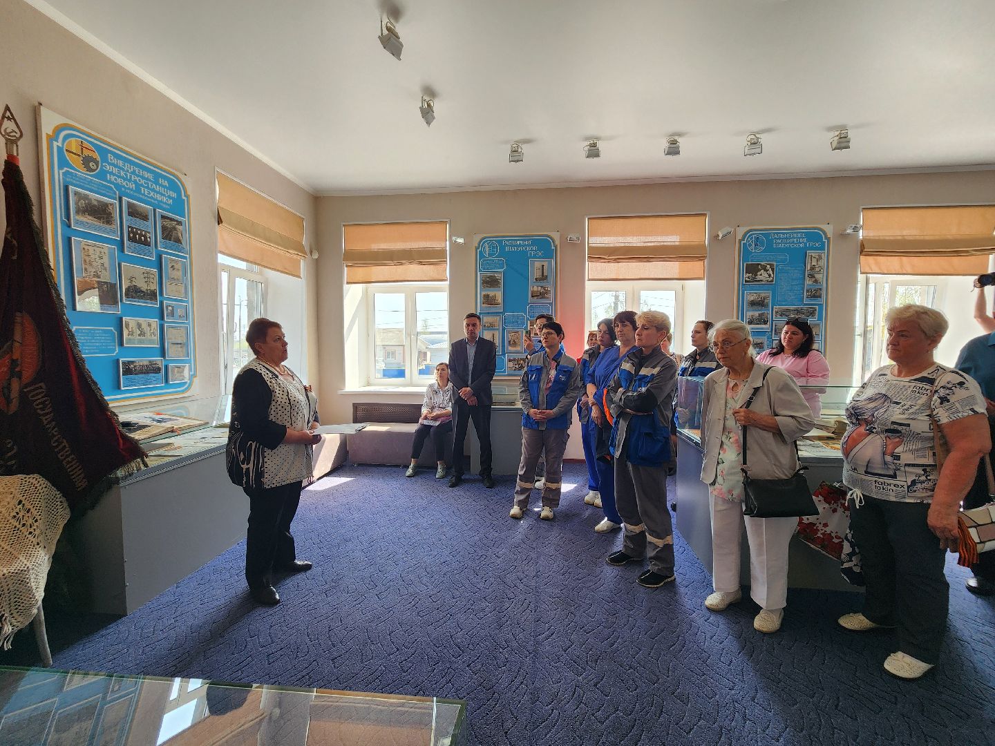 шатурская грэс, шатура, музей истории шатурской грэс,80-летие победы,