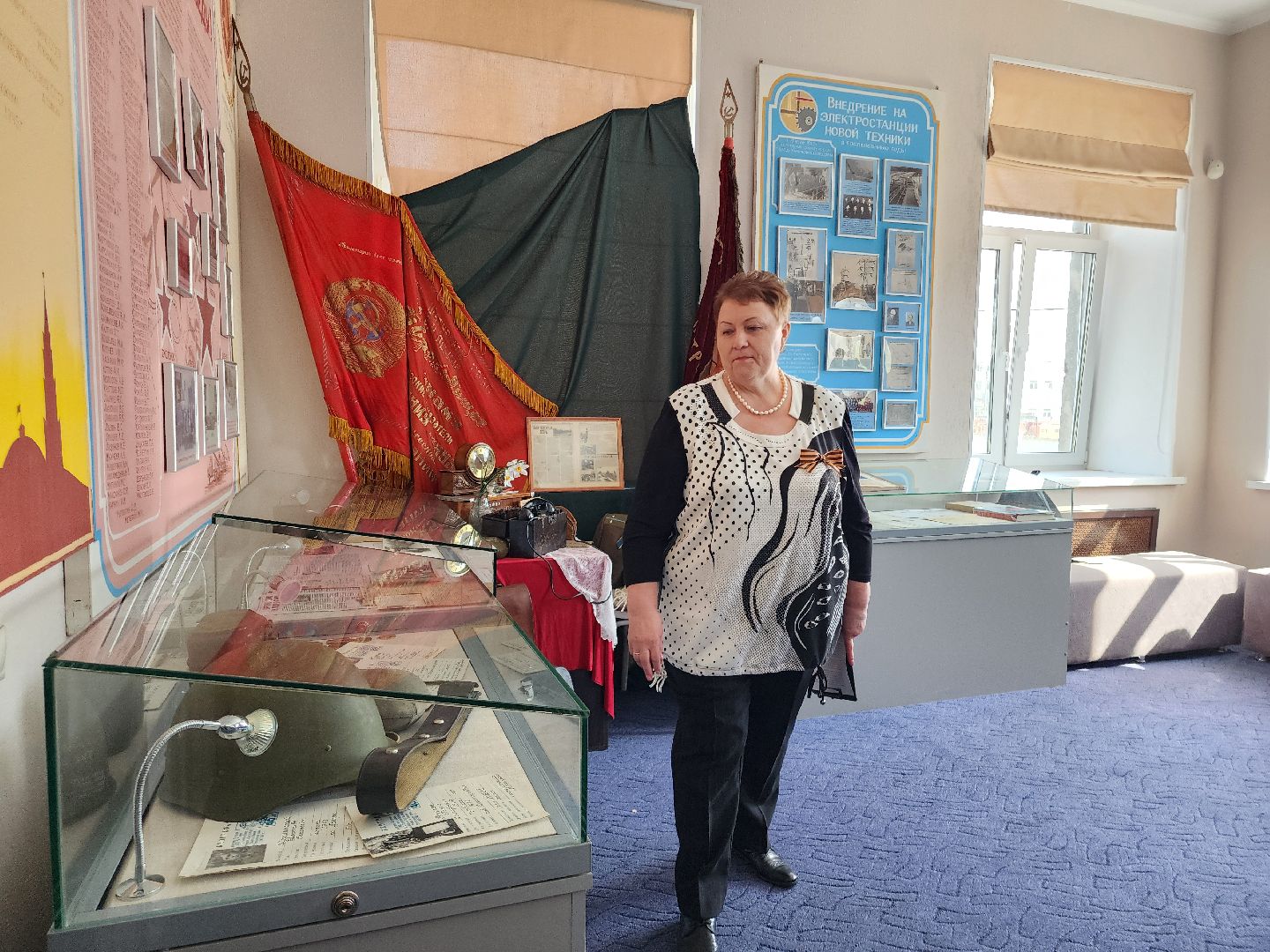 шатурская грэс, шатура, музей истории шатурской грэс,80-летие победы,