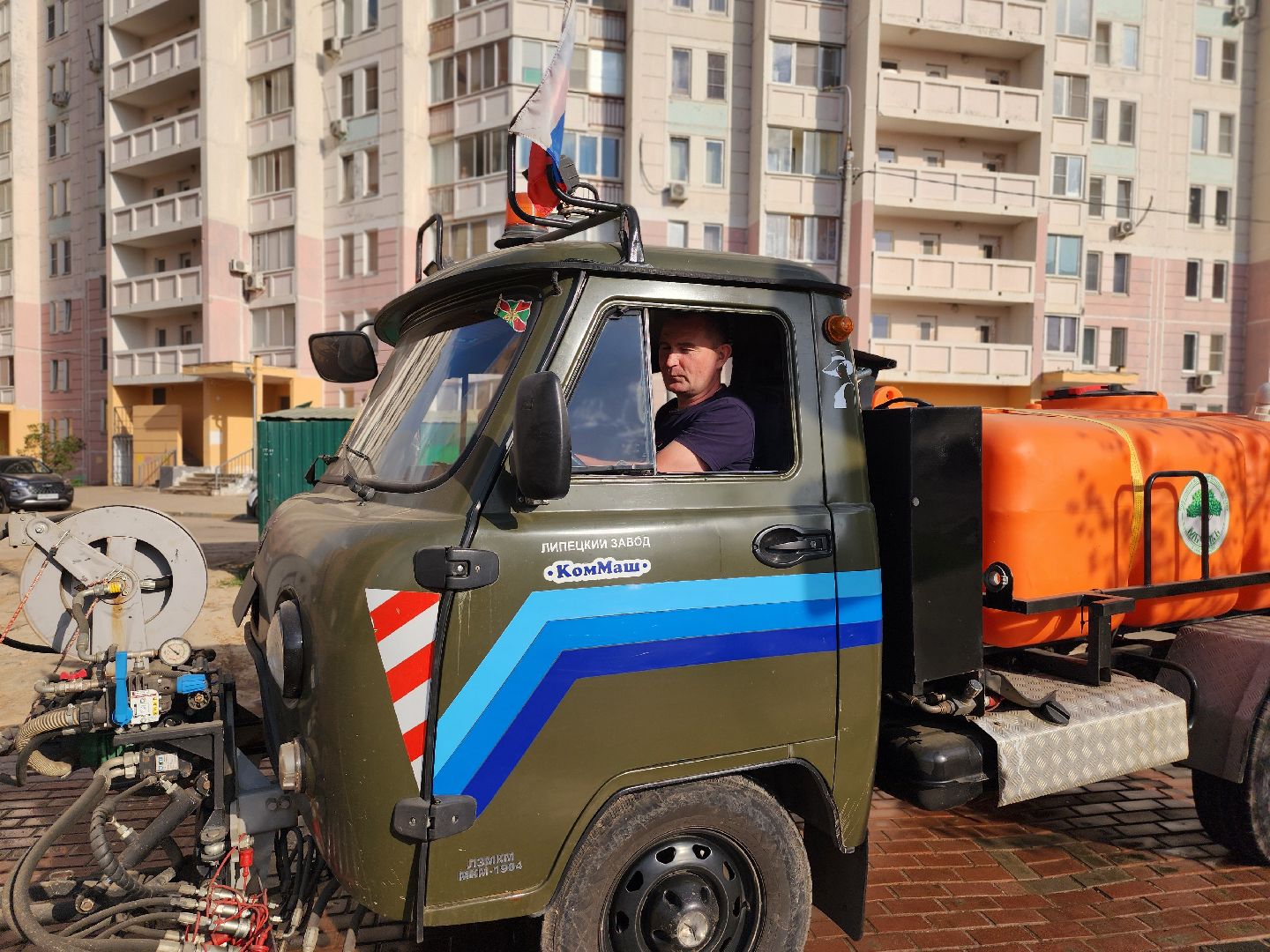 Подольск, Чистик, уборка территории,