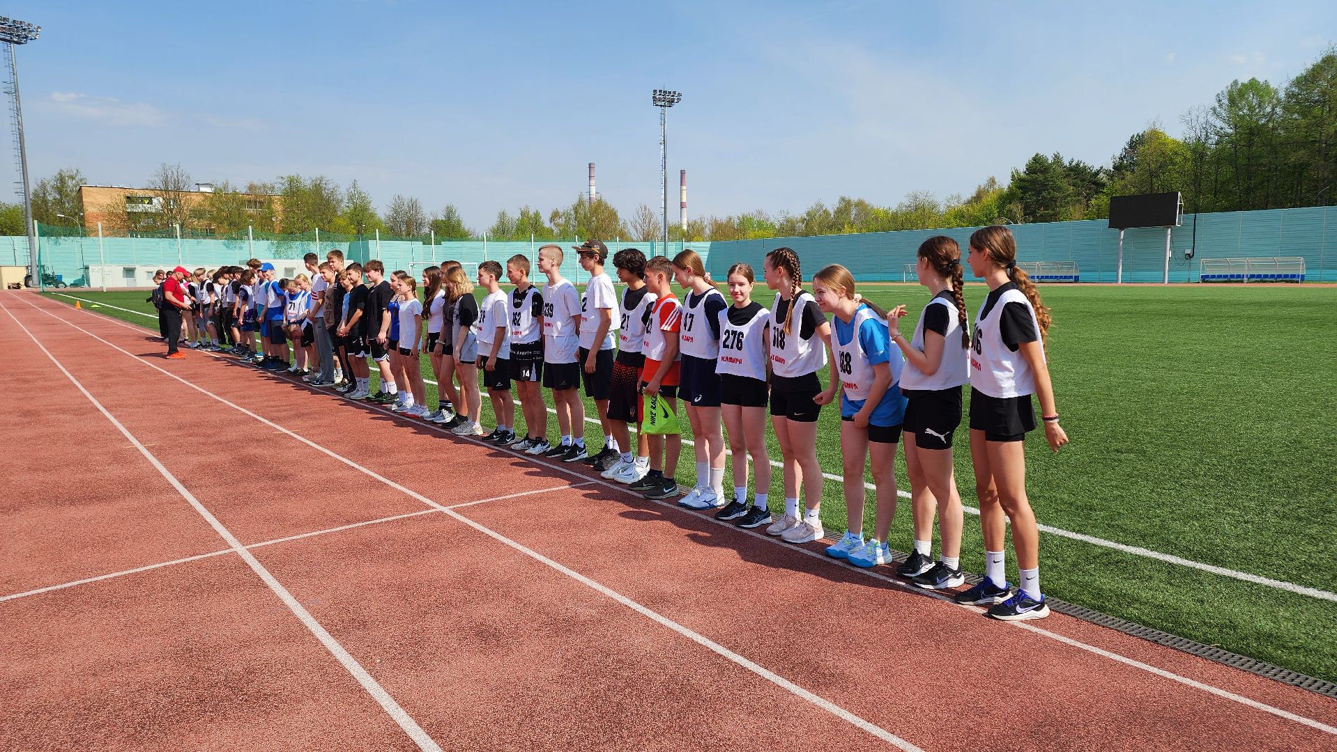 кашира, спорт, бег, легкая атлетика, президентские спортивные игры, школа, городской этап,