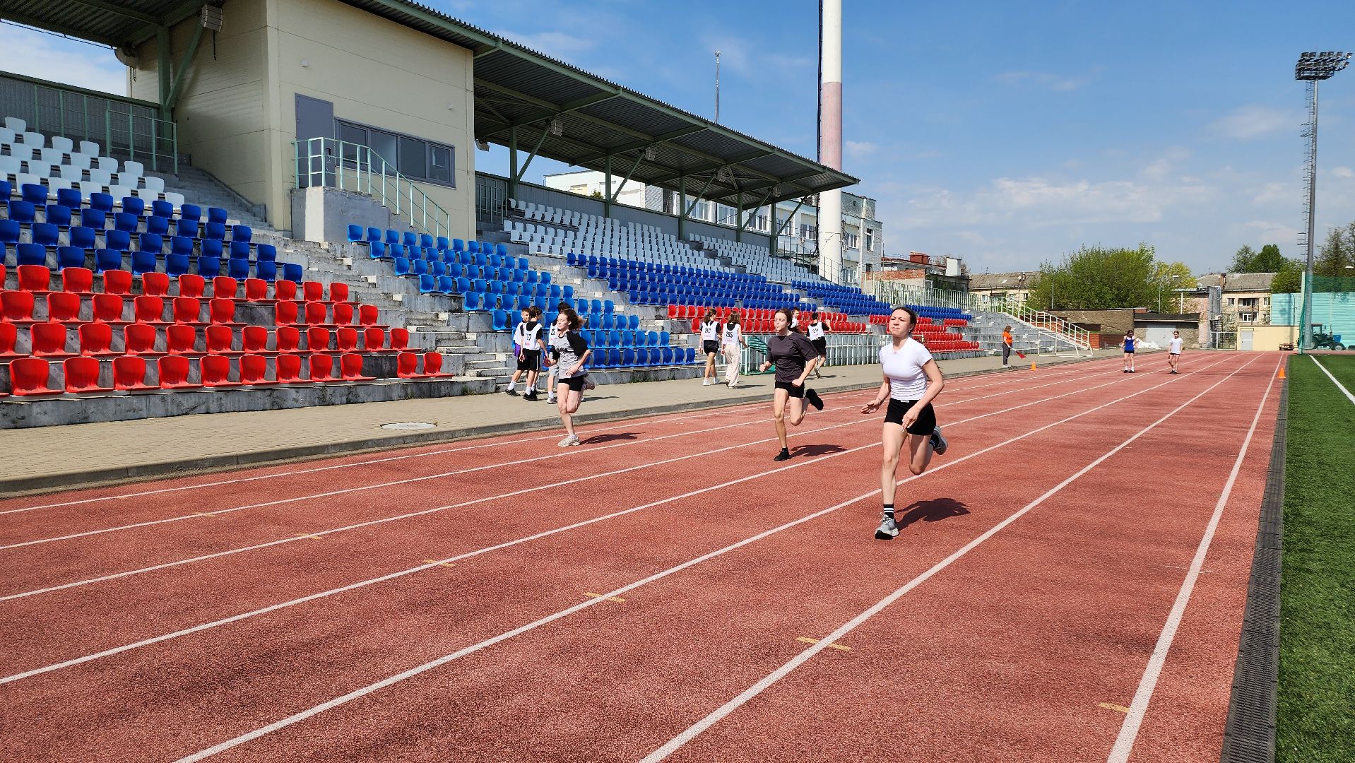 кашира, спорт, бег, легкая атлетика, президентские спортивные игры, школа, городской этап,