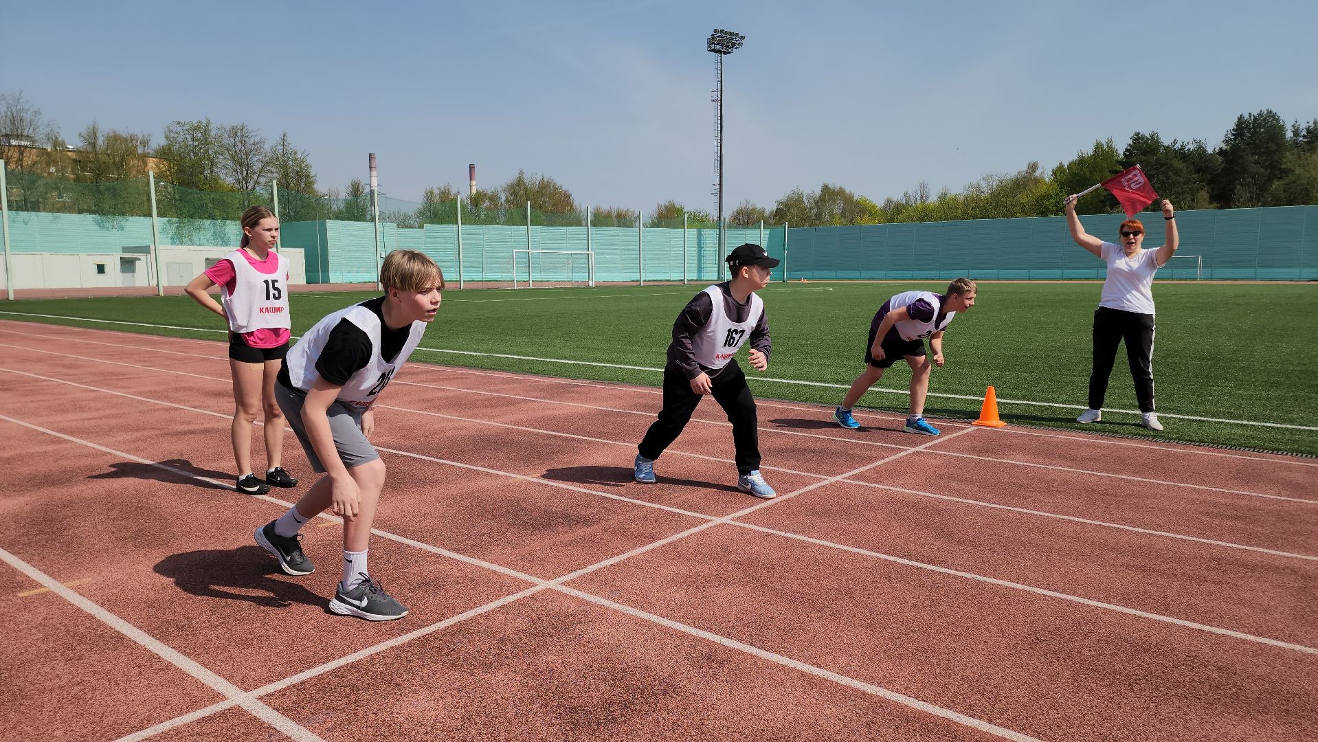 кашира, спорт, бег, легкая атлетика, президентские спортивные игры, школа, городской этап,