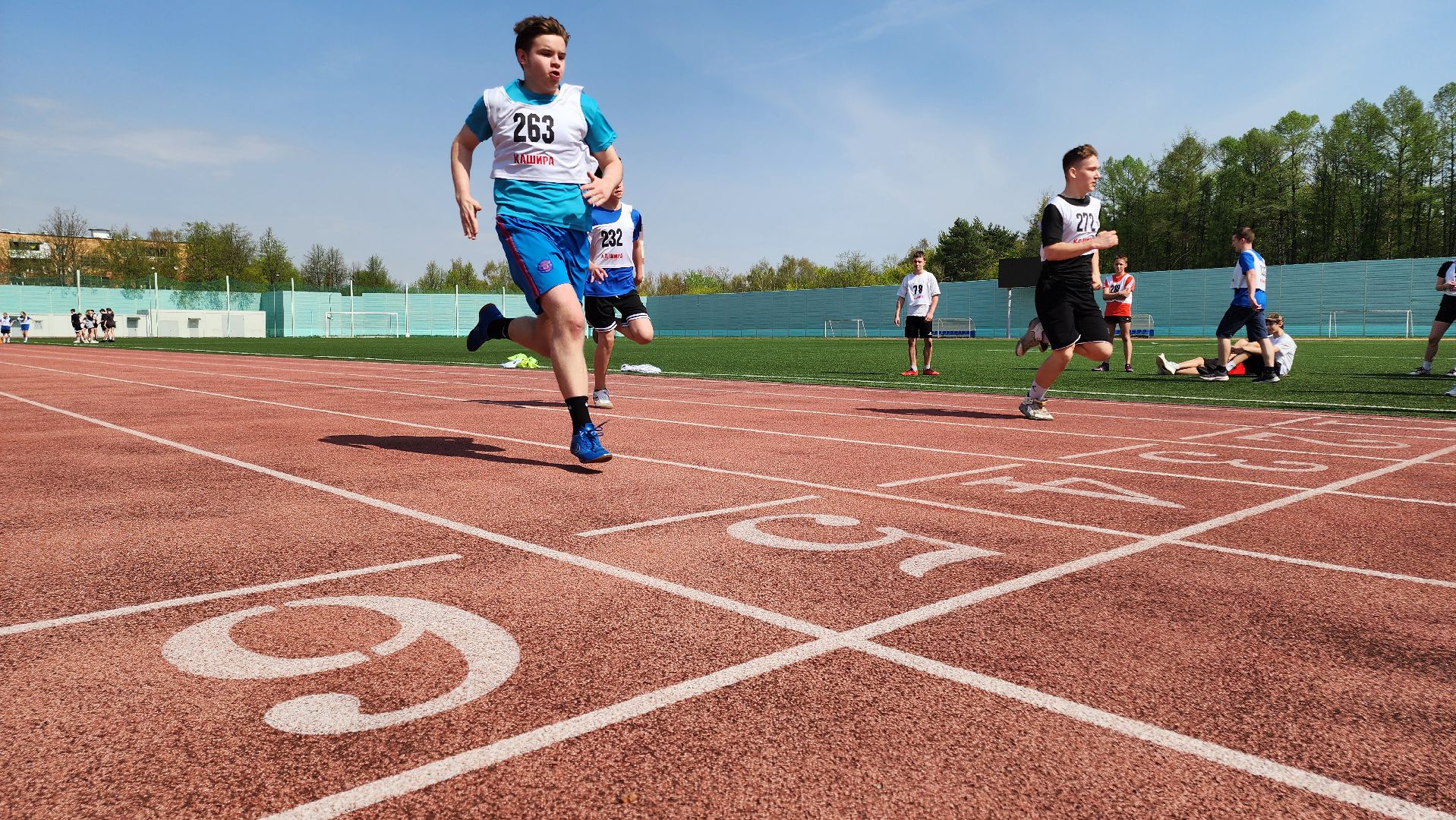 кашира, спорт, бег, легкая атлетика, президентские спортивные игры, школа, городской этап,