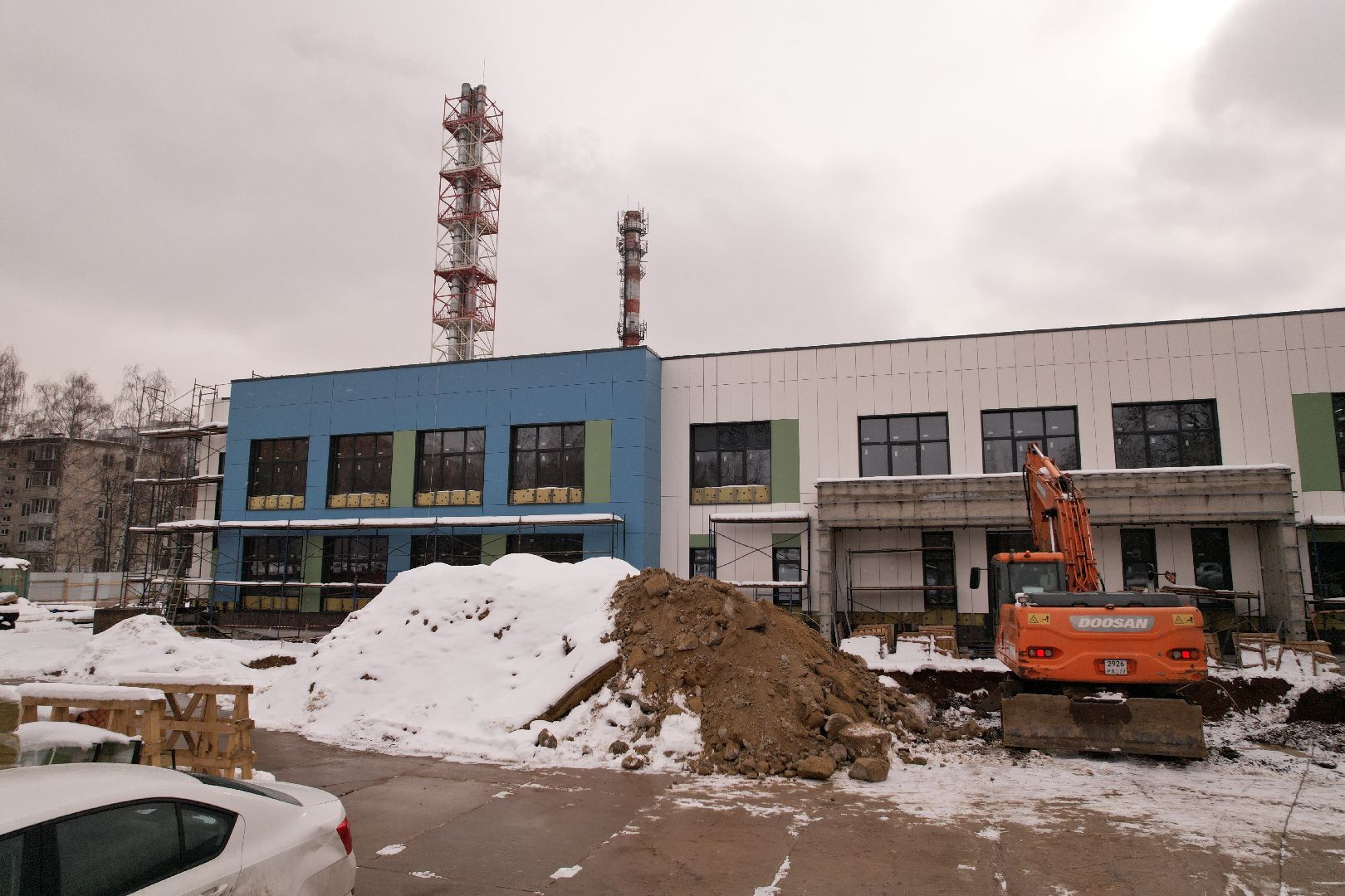 видео с коптера, детский сад в мытищах, детский сад в мкр 20,
