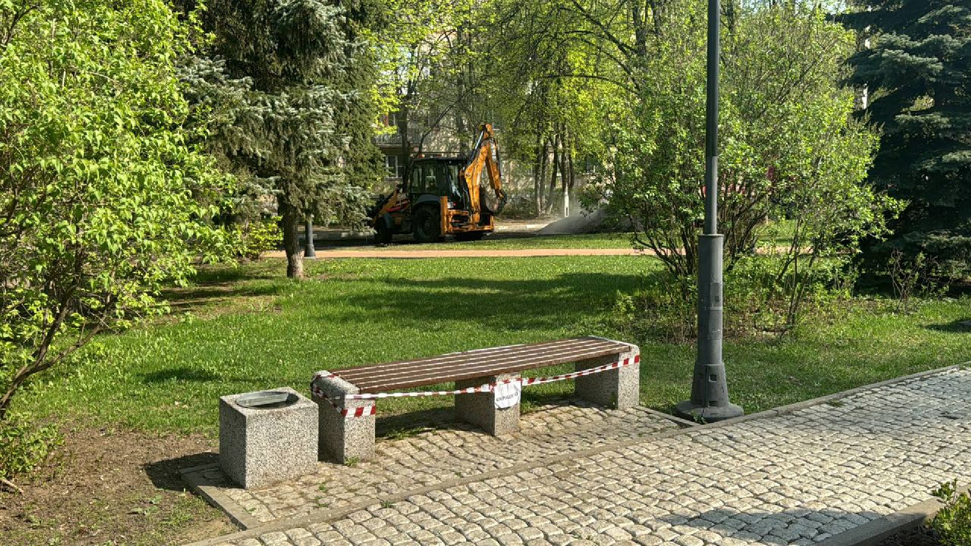 благоустройство, покраска лавочек, аллея героев,