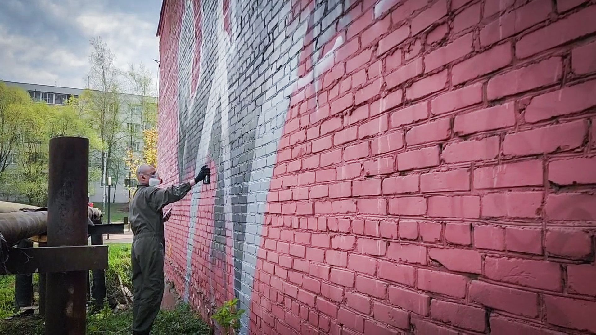 бронницы, мурал на бельском, граффити ,