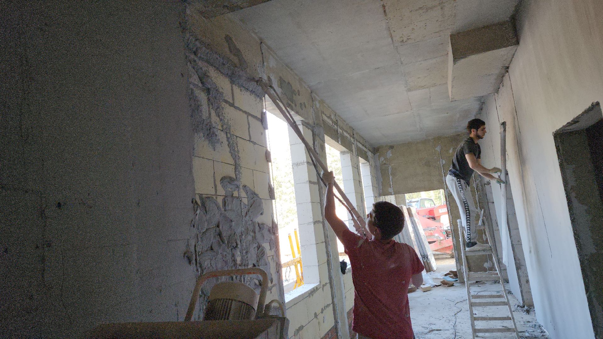 строительство детского сада, возведение каркаса, Черновые работы , щёлково,