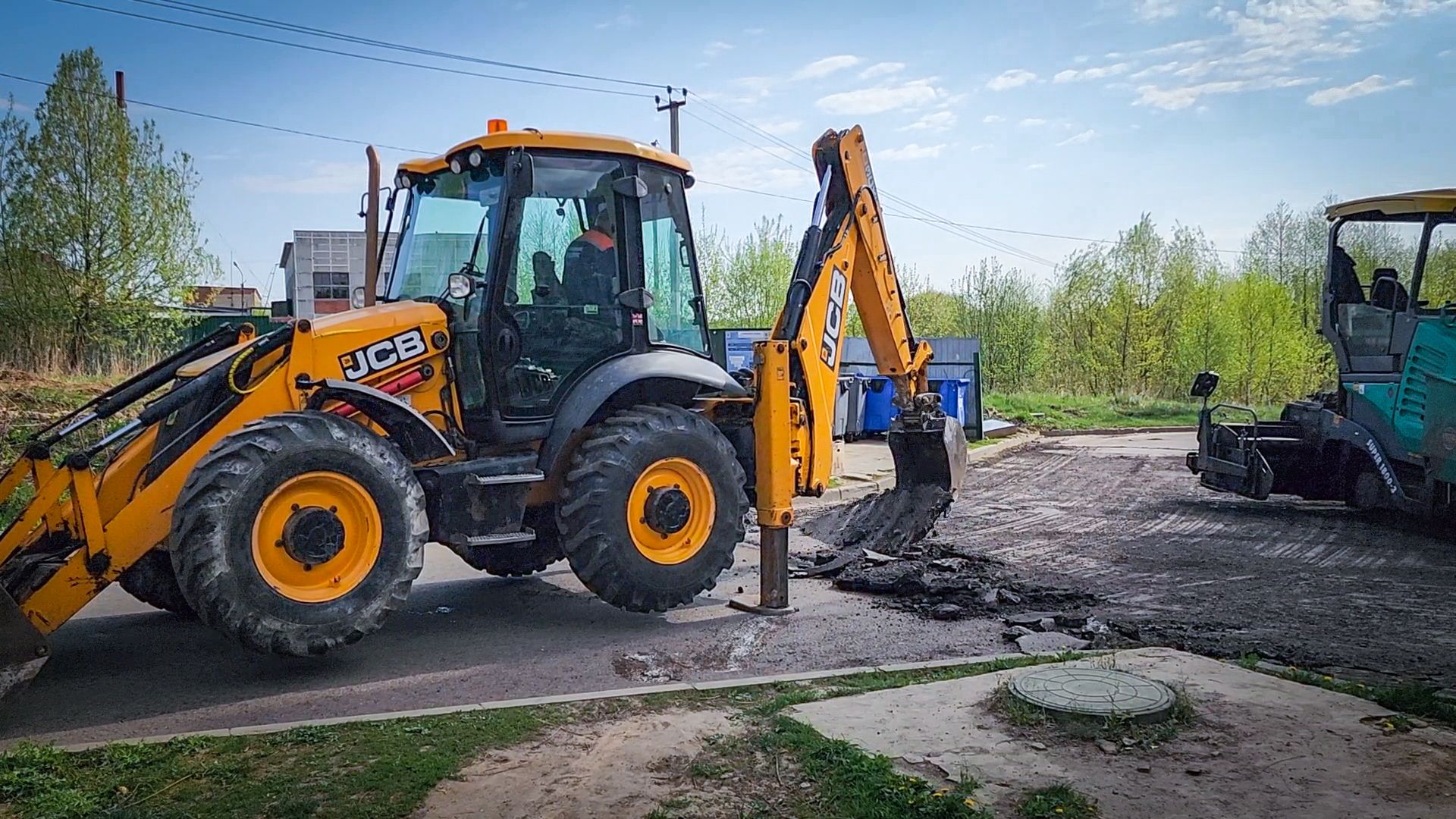 бронницы , ремонт дорог, укладка асфальта ,