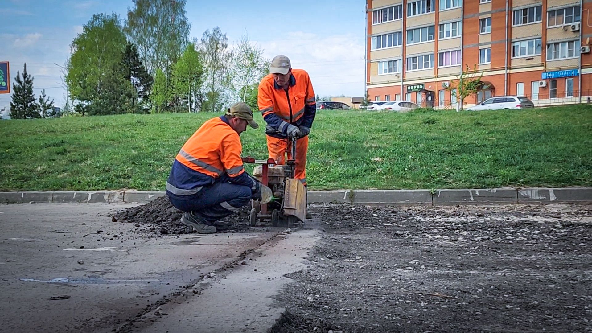 бронницы , ремонт дорог, укладка асфальта ,