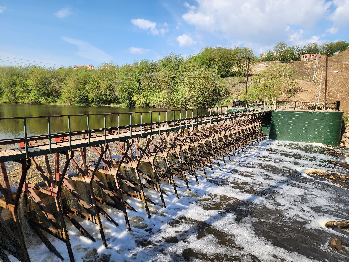 Подольск , плотина, пахра,