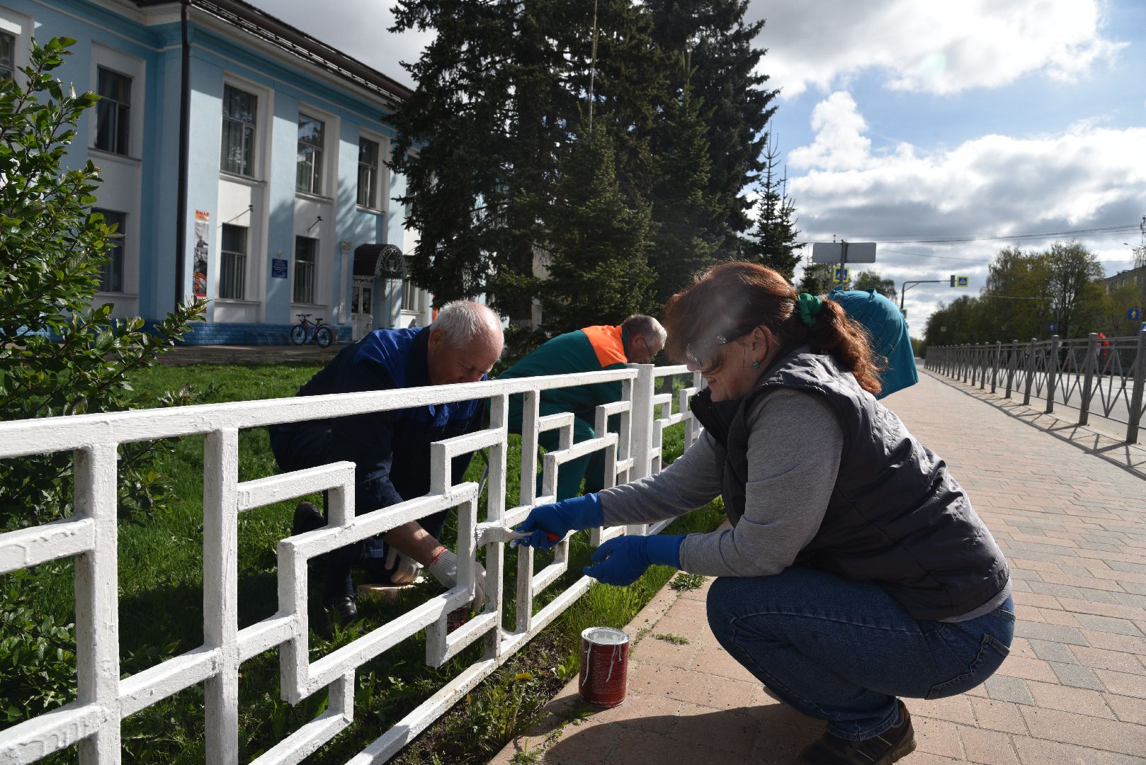 лотошино, лотошинская дши, субботник, благоустройство,