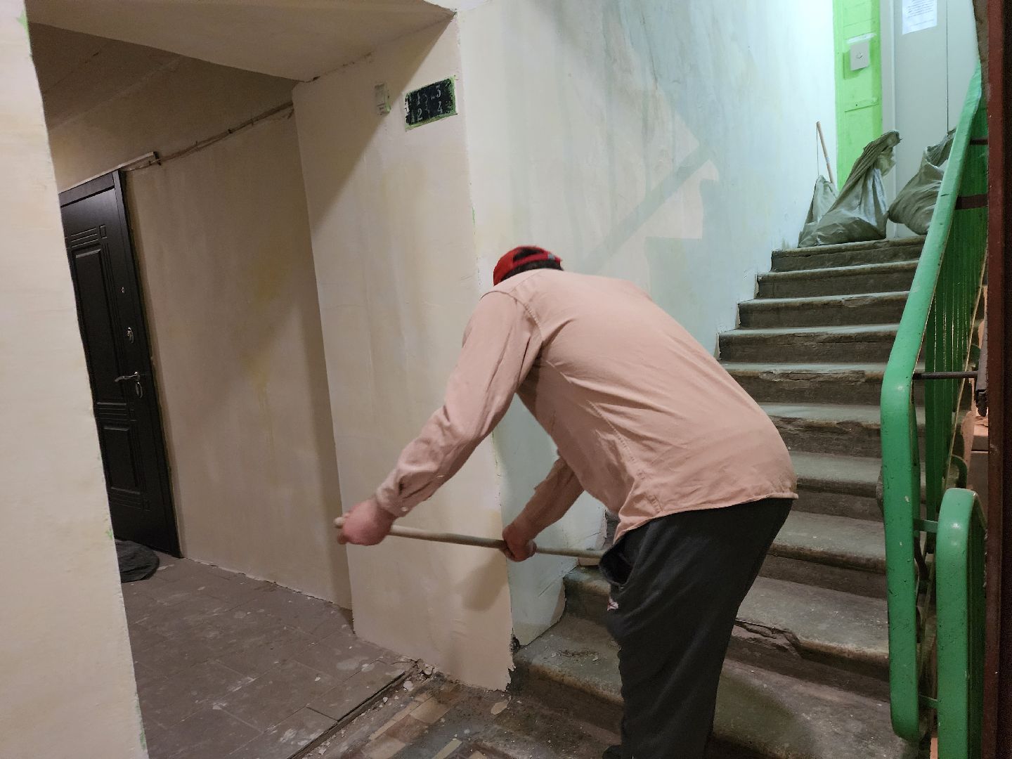 ногинск, жители,  благоустройство, жкх, ремонт, ремонт подъездов, подъезд ,