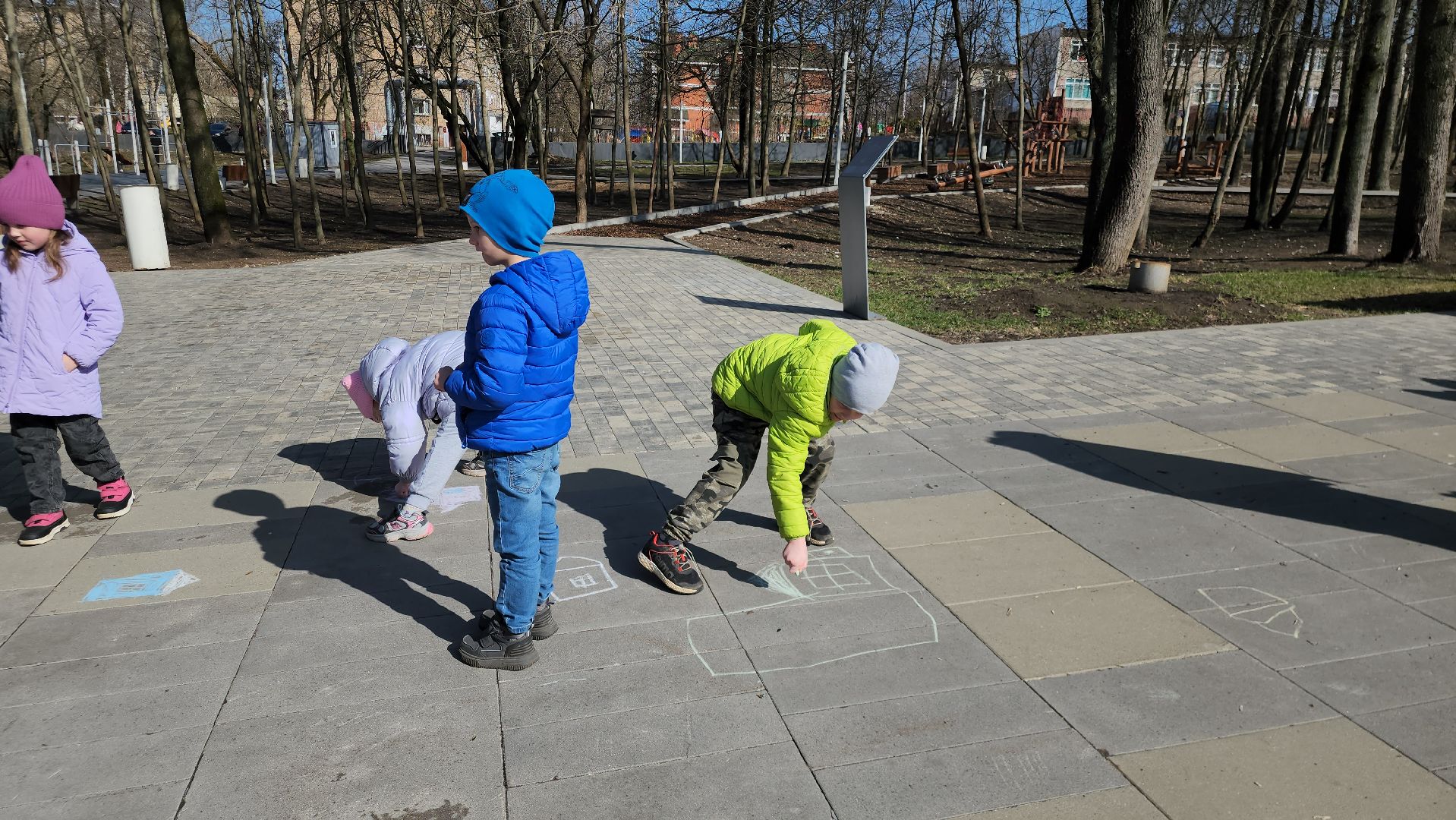 Мелки, Дети, Парк, Истра,