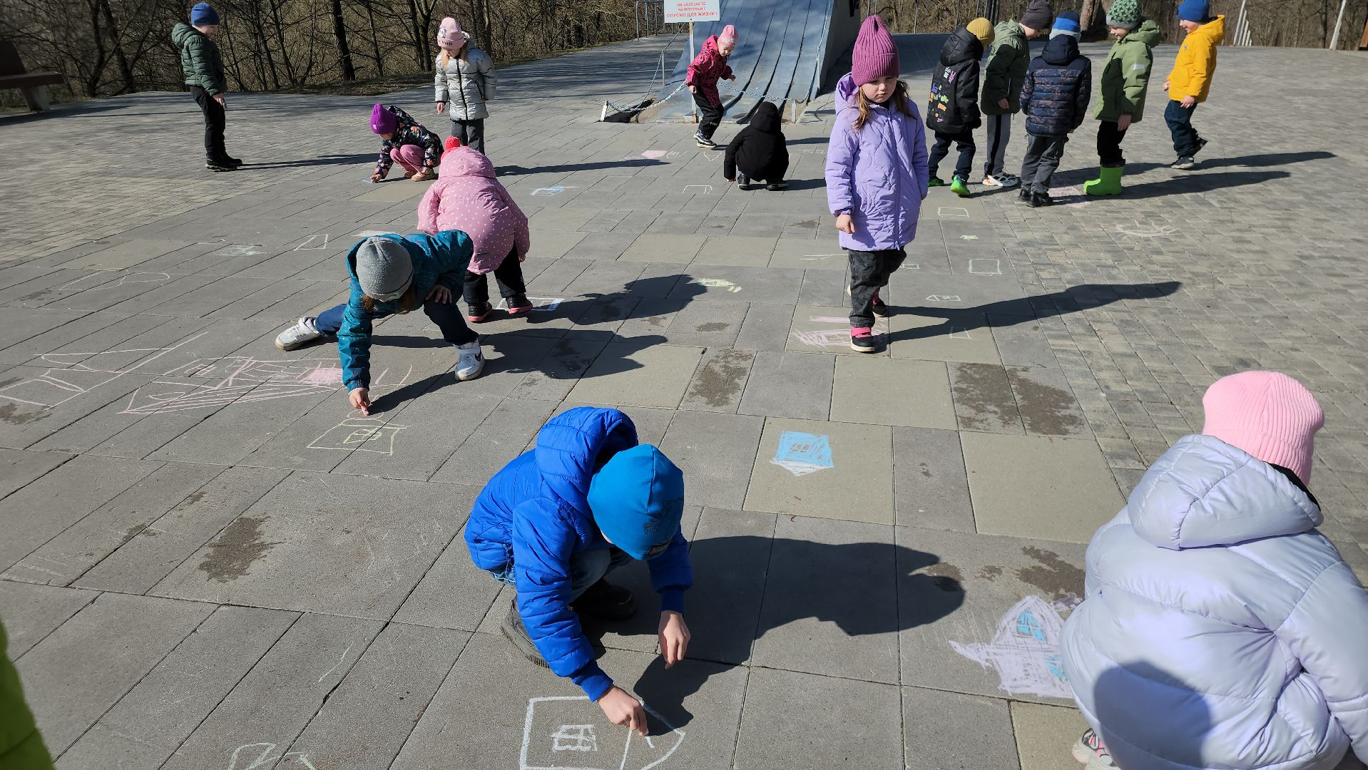 Мелки, Дети, Парк, Истра,