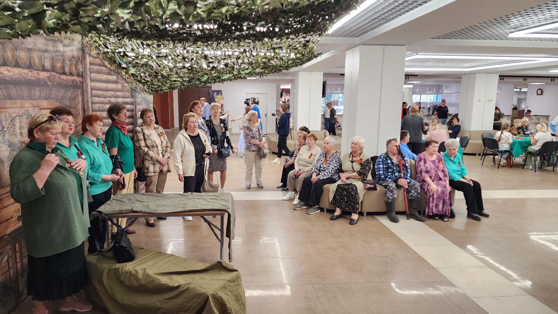 сво, маскировочная сеть, домодедово, подмосковье, 80 лет победе,  день победы, 9 мая, активное долголетие, культура,