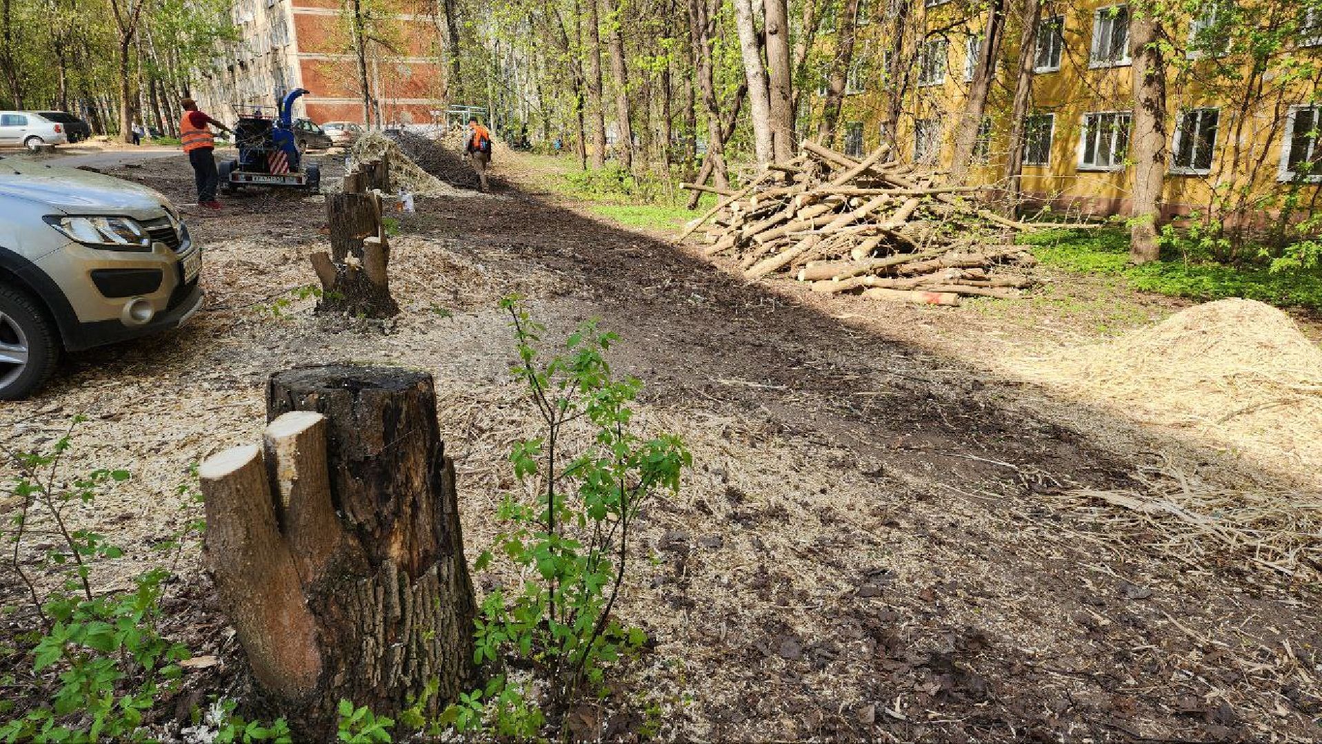 Дмитров, Благоустройство, Микрорайон Космонавтов, Минблаго,