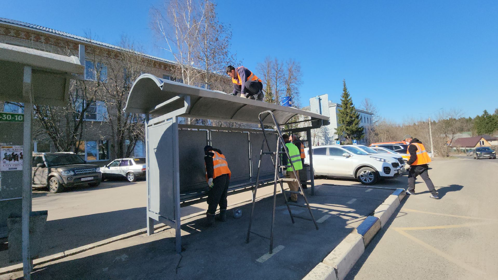 Автобусные остановки, Истра, Благоустройство,