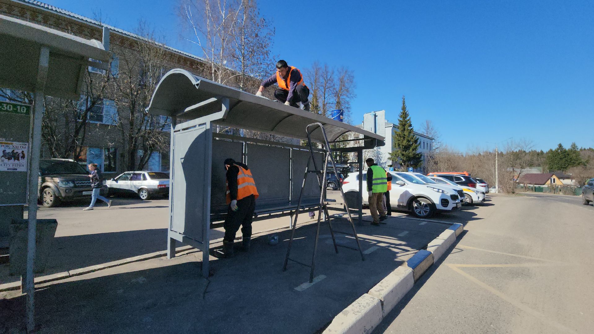 Автобусные остановки, Истра, Благоустройство,