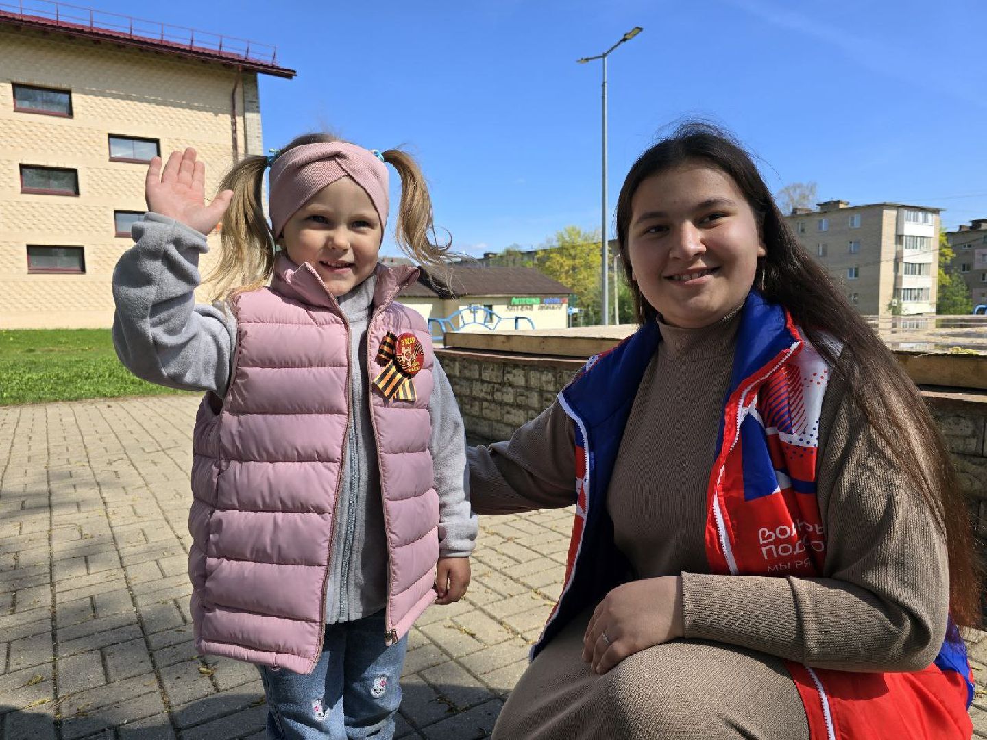 можайск, можайский муниципальный округ, подмосковье, день победы, патриотическая акция, георгиевская ленточка, волонтеры, 9 мая, великая победа,