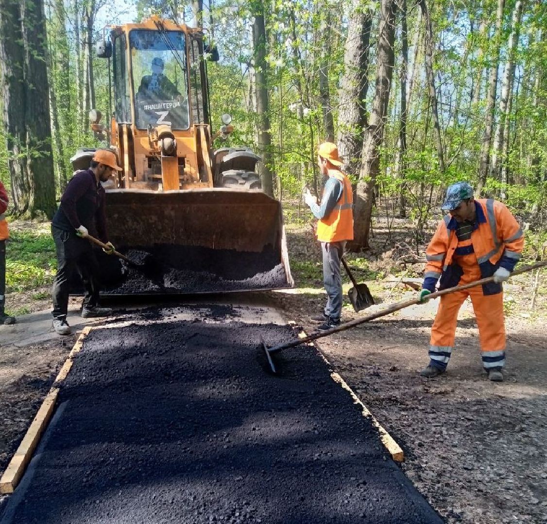 ивантеевка, ремонт тротуара, асфальтовое покрытие,железнодорожная станция, лес,удобство, жители города,коммунальные службы,