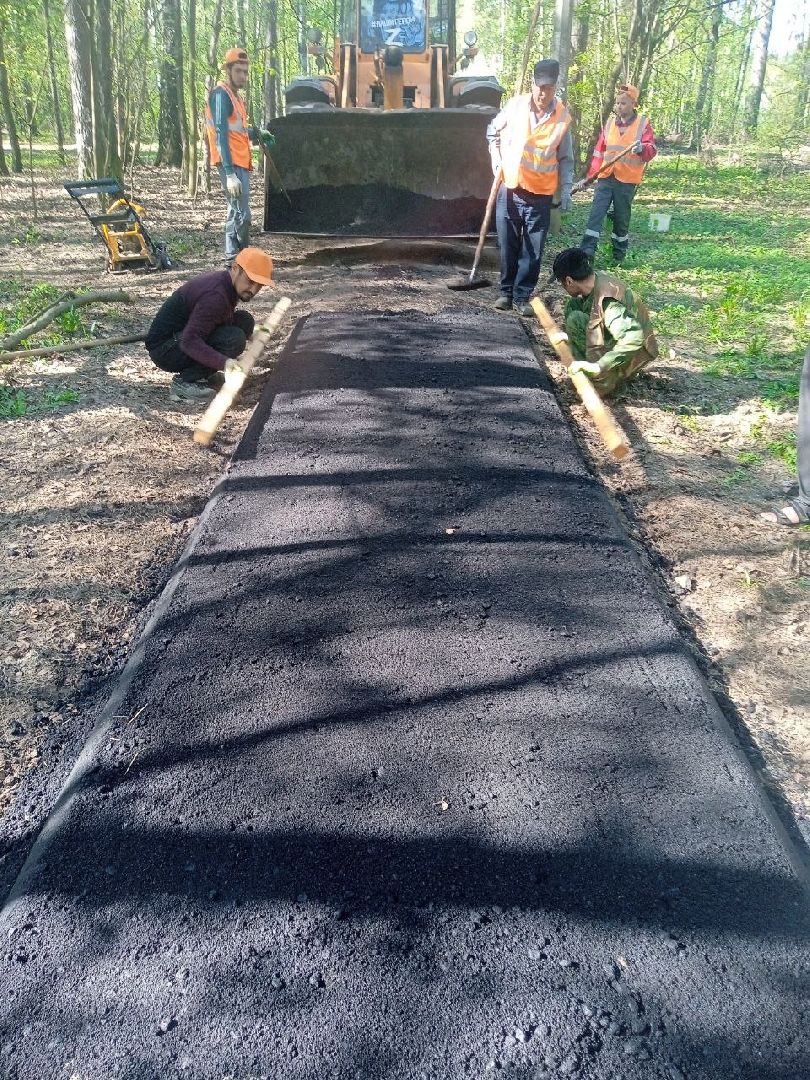 ивантеевка, ремонт тротуара, асфальтовое покрытие,железнодорожная станция, лес,удобство, жители города,коммунальные службы,