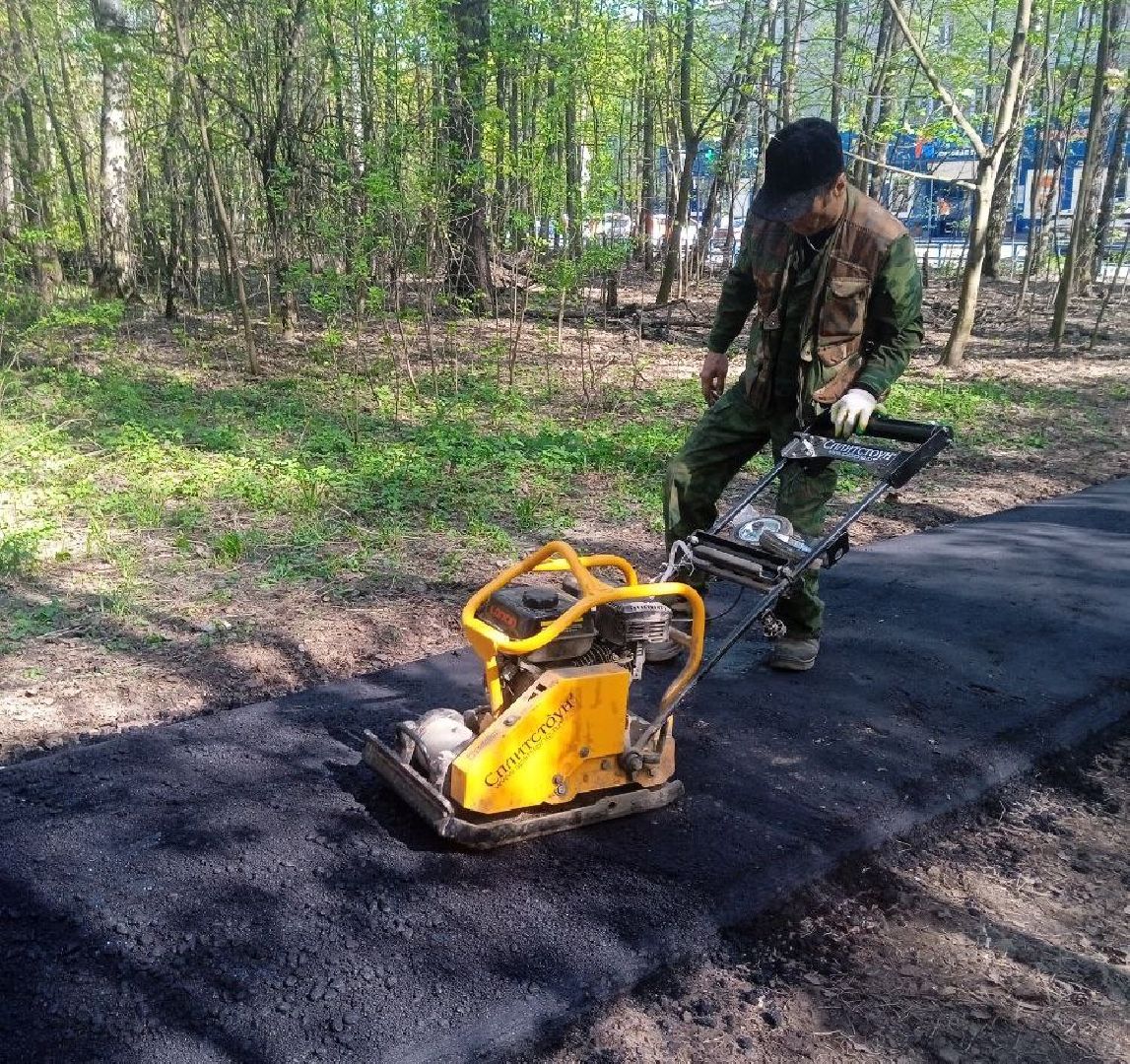 ивантеевка, ремонт тротуара, асфальтовое покрытие,железнодорожная станция, лес,удобство, жители города,коммунальные службы,