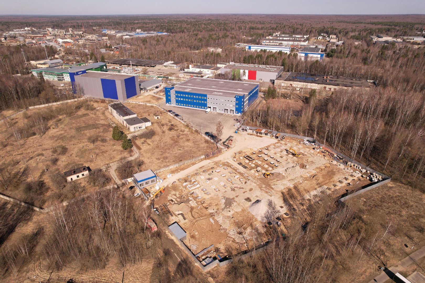 видео с коптера, завод аравия в протвине, производство косметической продукции,