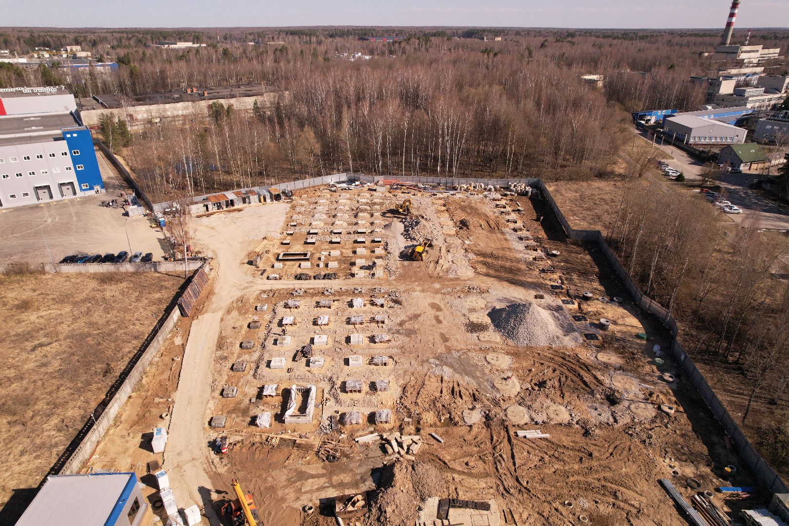 видео с коптера, завод аравия в протвине, производство косметической продукции,