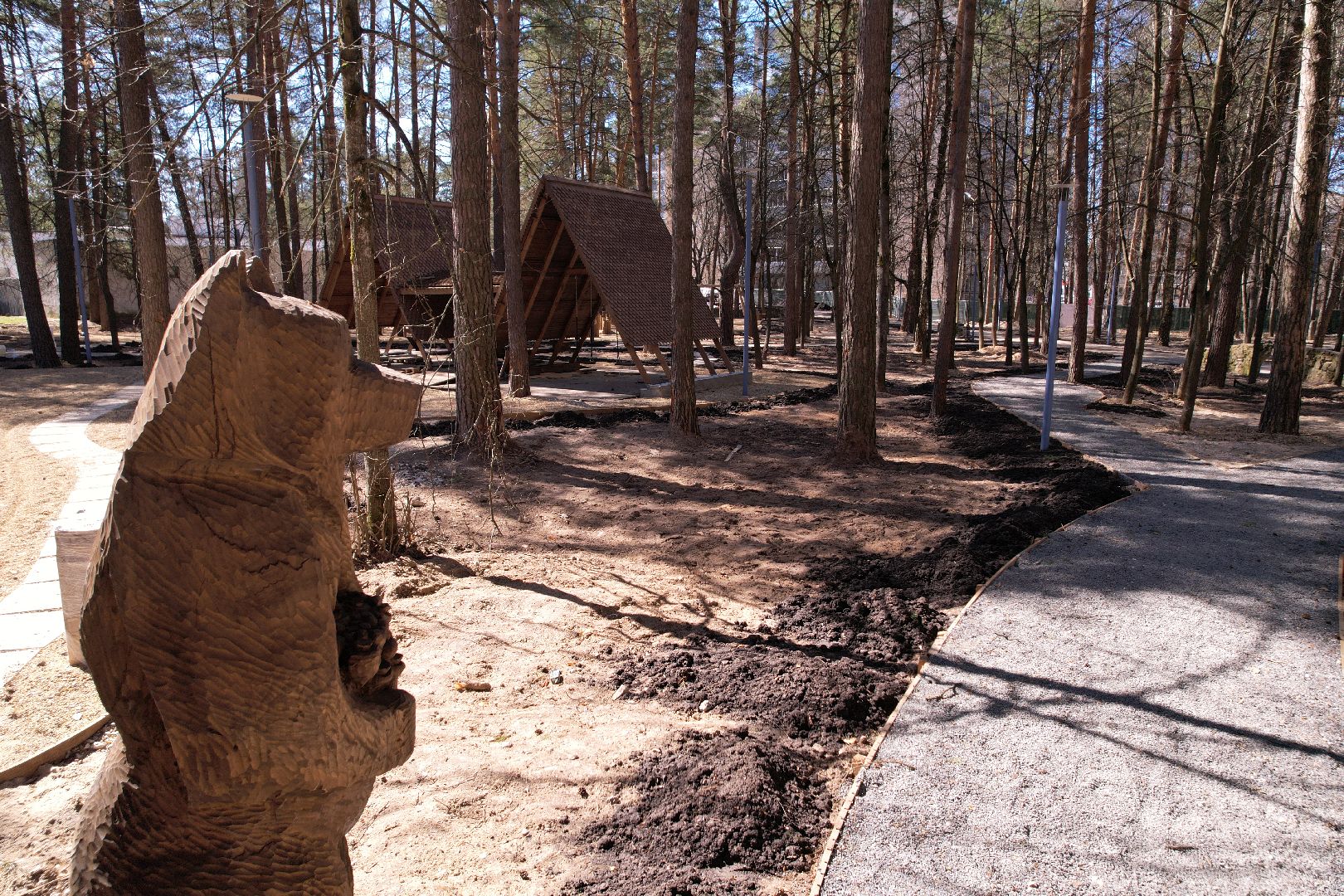 видео с коптера, парк сказка протвино, благоустройство парка сказка,
