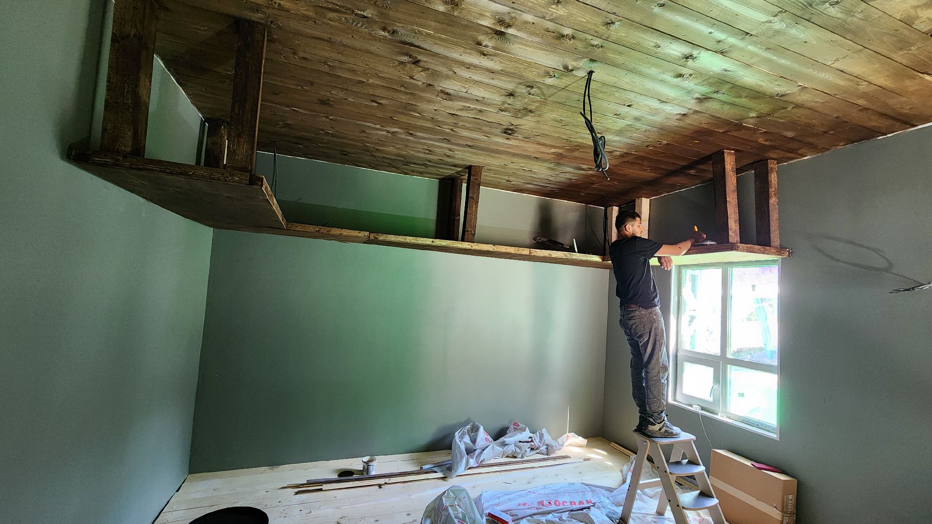 Дом вверх дном , Парк, Лобня, перевернутый дом,