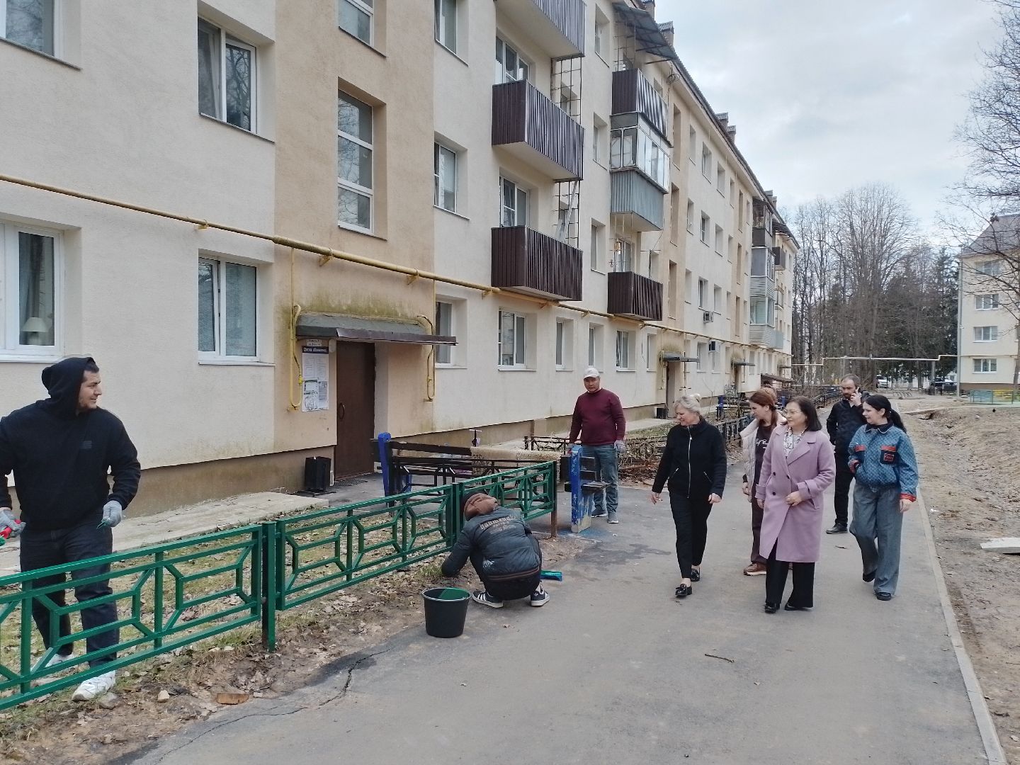 благоустройство, городской округ восход, обход территории, контроль выполнения работ,